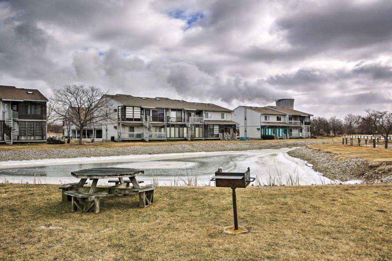 Condo With Balcony, Dock And Access To Lake Erie Sand Beach Eksteriør bilde